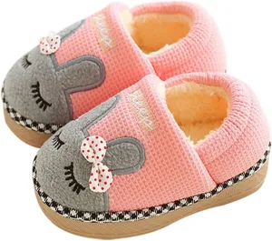 Toddler Slippers Boys Girls House Shoes Little Kids Home Indoor Bedroom Cute Warm Winter Slipper