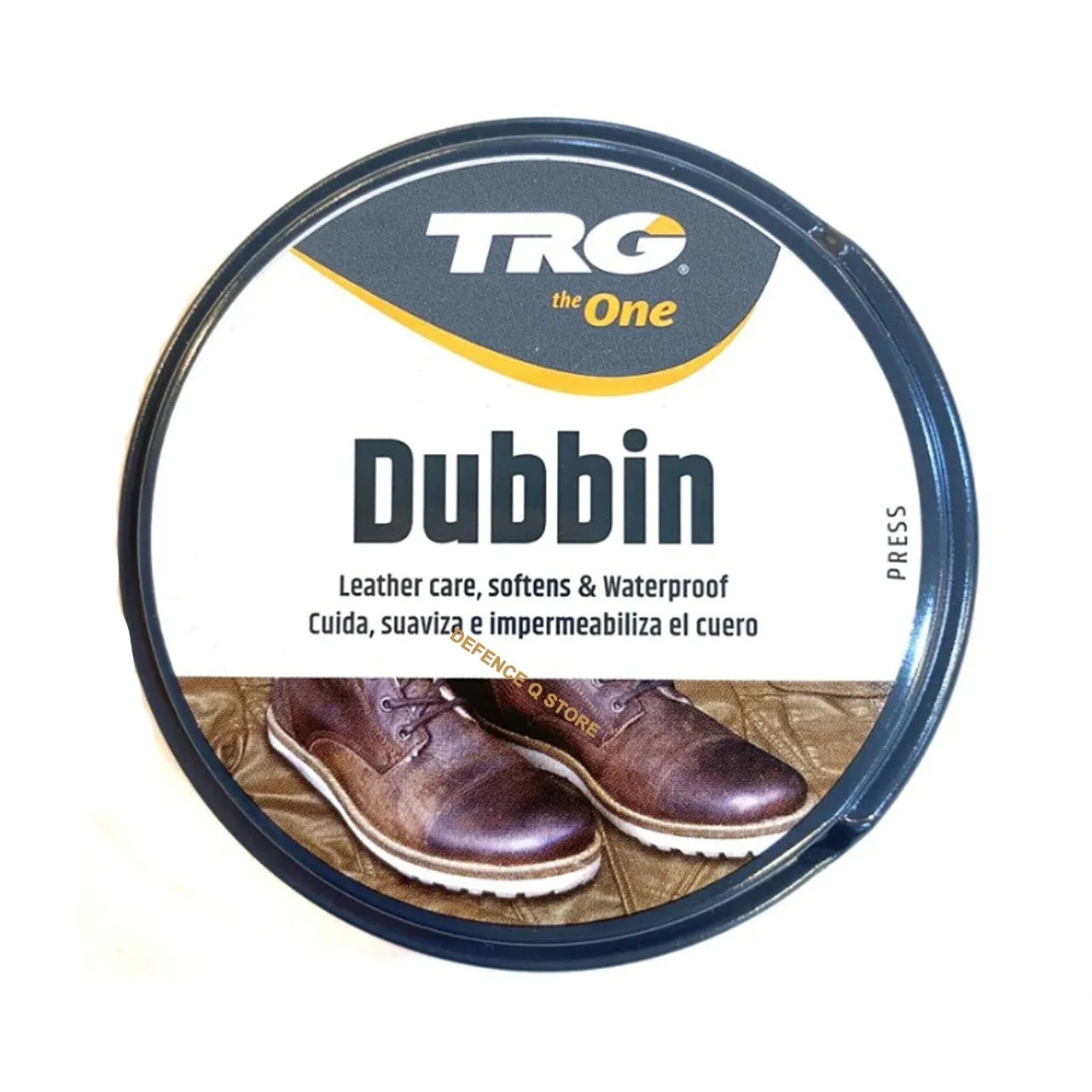 TRG Dubbin Shoe Polish Tin 100grams #118 Black
