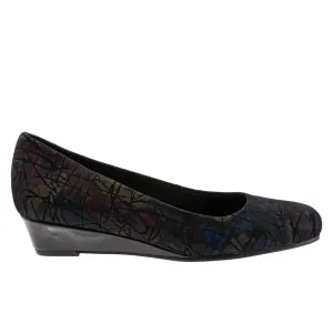Trotters Lauren T1110-095 Womens Black Extra Wide Loafer Flats Shoes