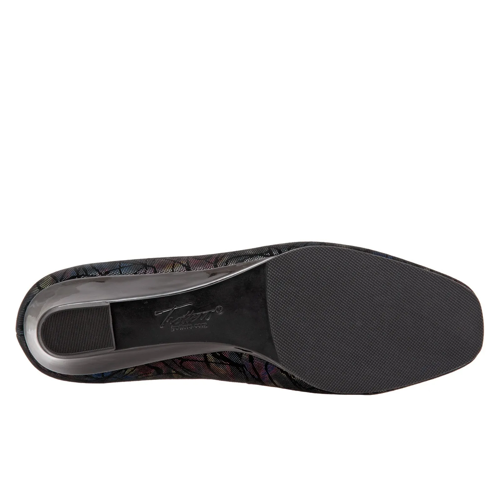 Trotters Lauren T1110-095 Womens Black Extra Wide Loafer Flats Shoes