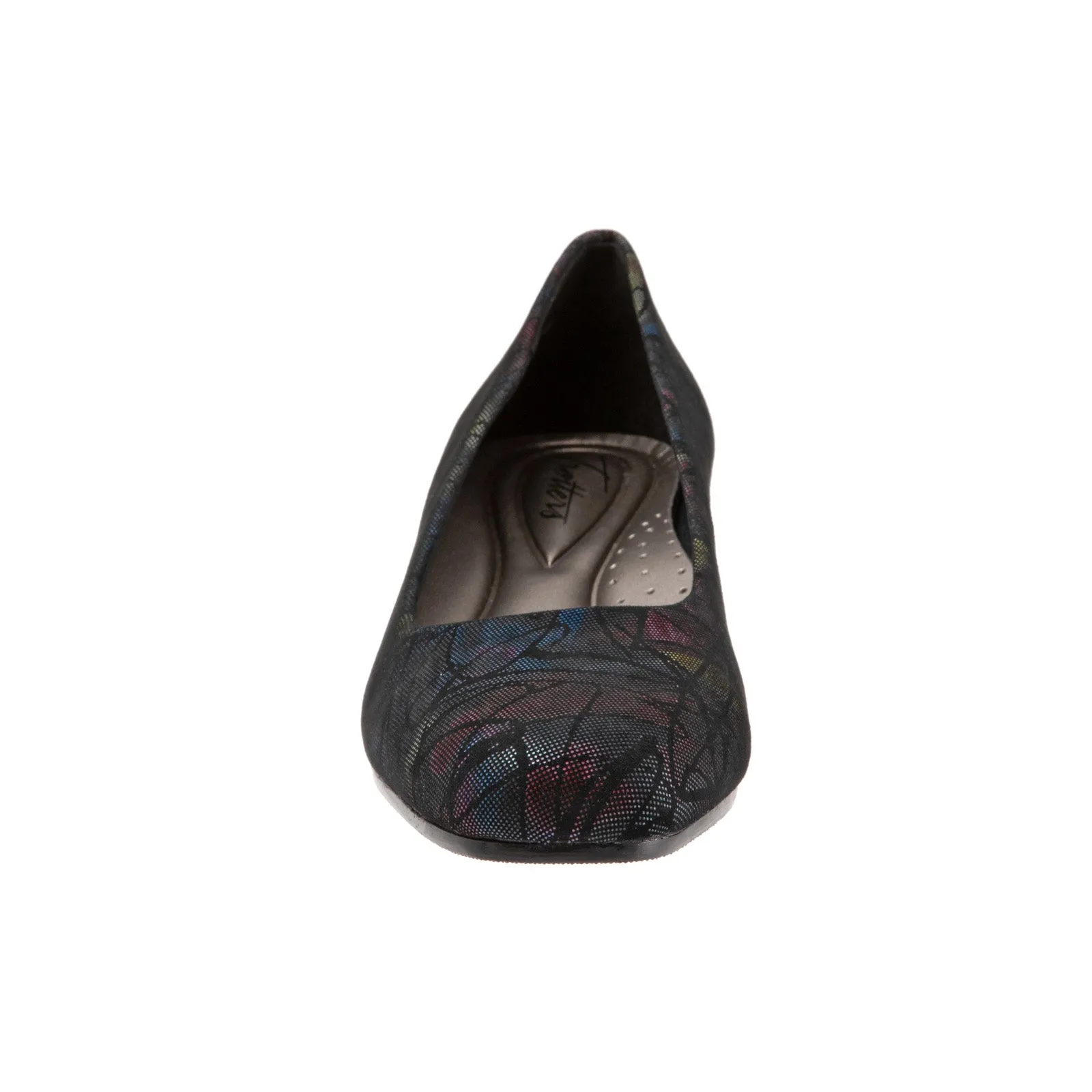 Trotters Lauren T1110-095 Womens Black Extra Wide Loafer Flats Shoes