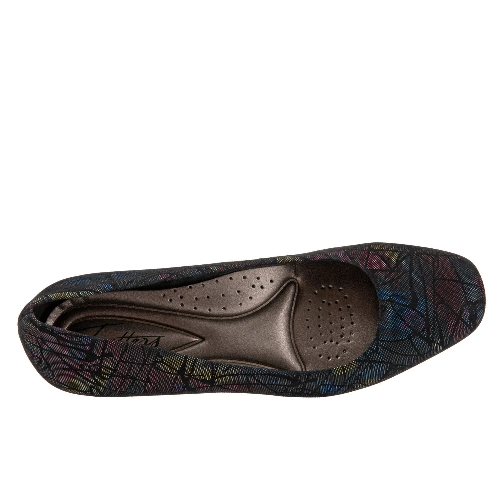 Trotters Lauren T1110-095 Womens Black Extra Wide Loafer Flats Shoes