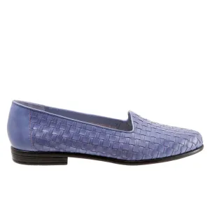 Trotters Liz T5158-757 Womens Purple Extra Narrow Loafer Flats Shoes