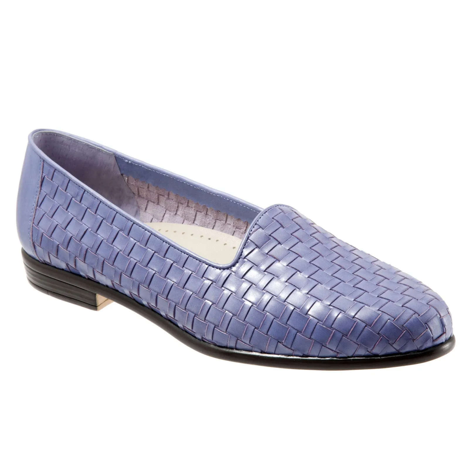 Trotters Liz T5158-757 Womens Purple Extra Narrow Loafer Flats Shoes