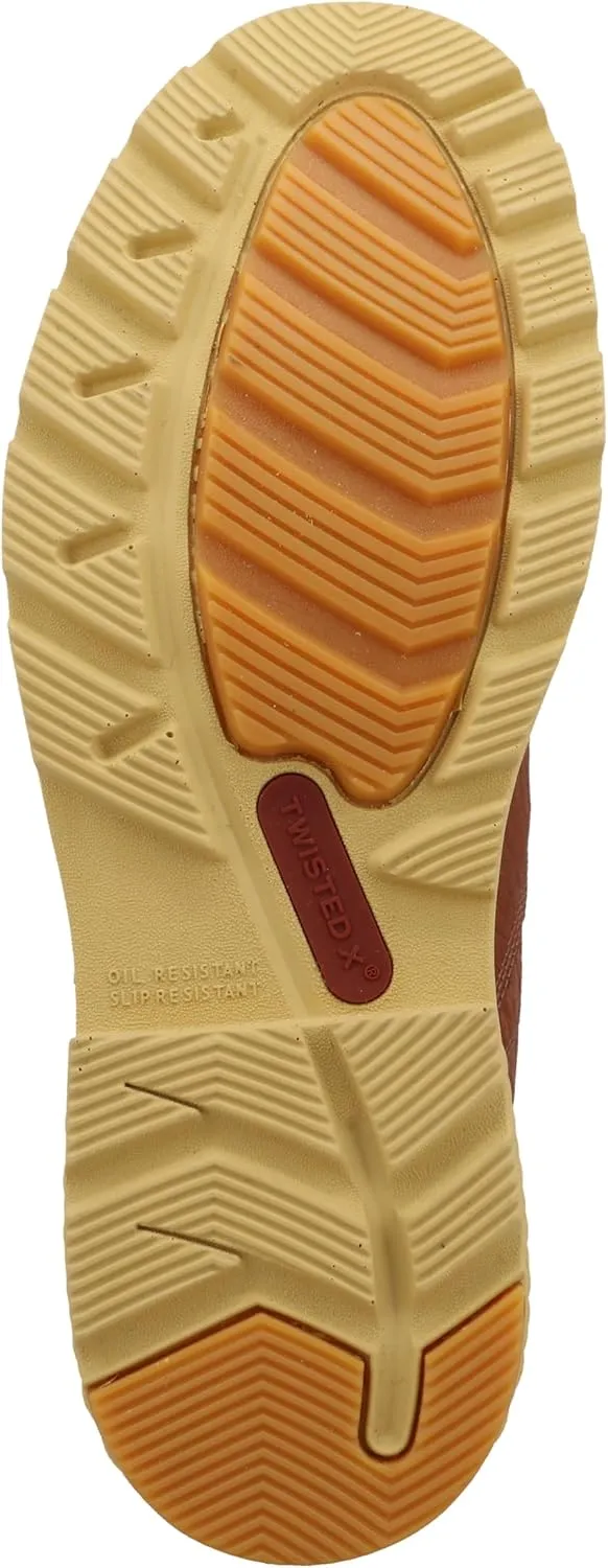 Twisted X Men's 6" Work Boot, Moc Toe with CellStretch