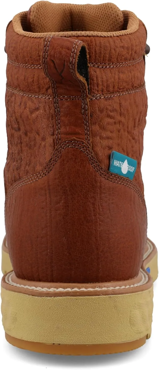 Twisted X Men's 6" Work Boot, Moc Toe with CellStretch