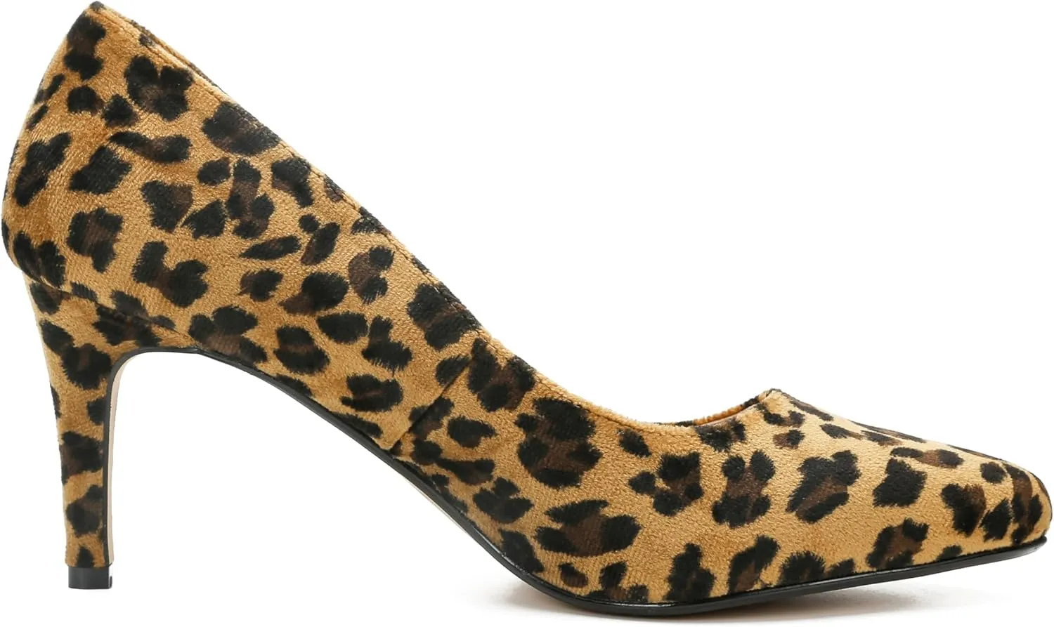Unisex Men's Women's Classic Mid Kitten Heel Pumps