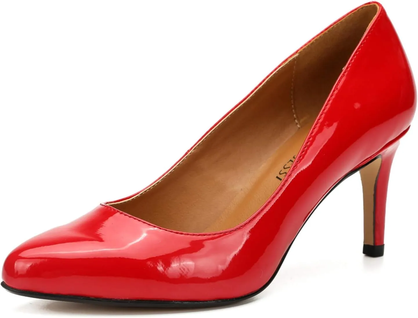 Unisex Men's Women's Classic Mid Kitten Heel Pumps