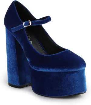 Velvet Jaco-01 Women's Platform Block Heel Mary Jane Pumps