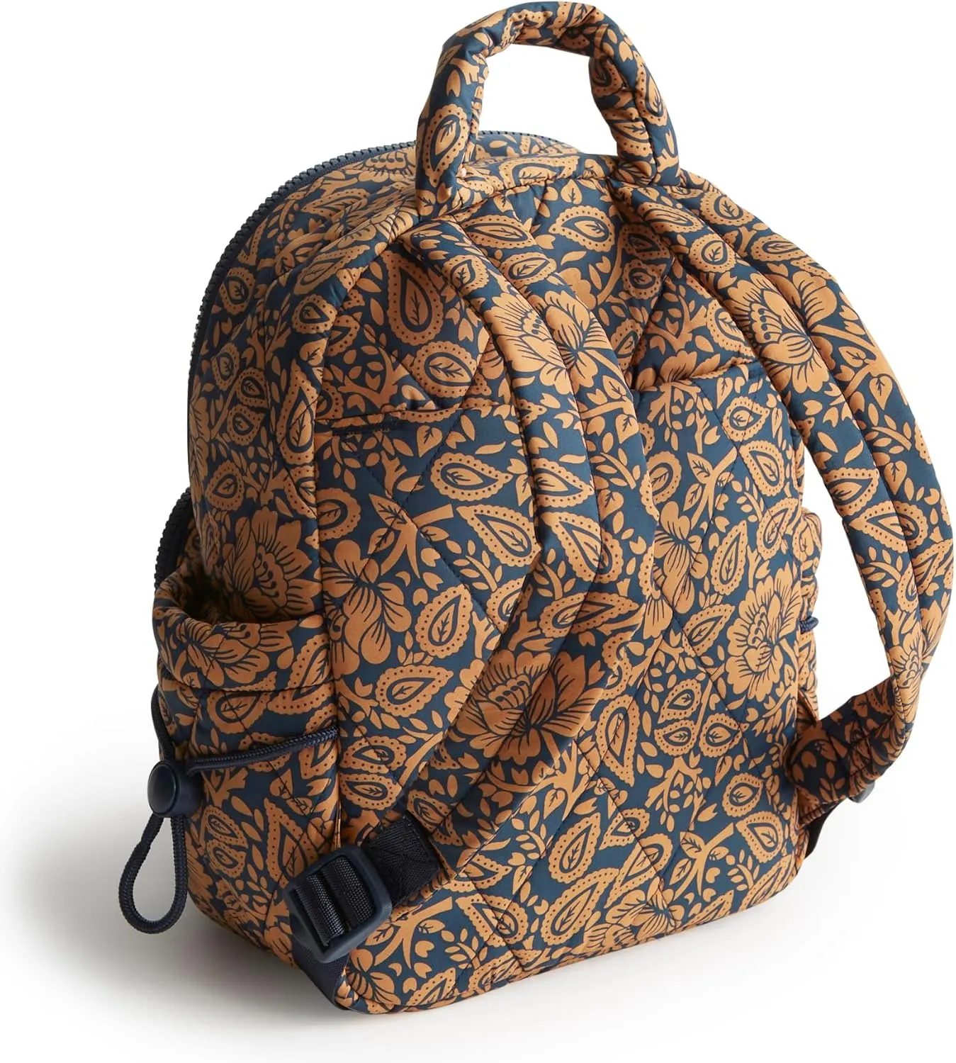 Vera Bradley Featherweight Small Banbury Backpack, Lotus Montage Roasted Pecan