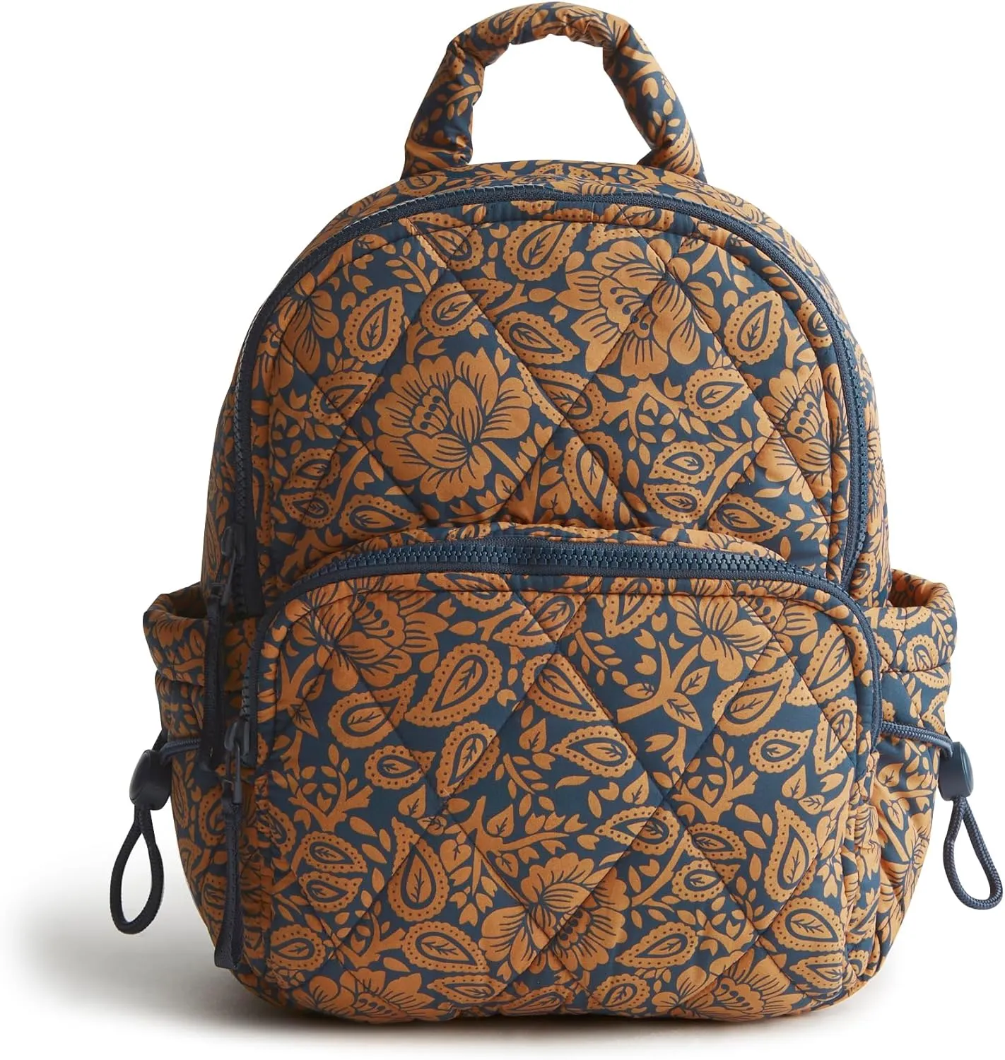 Vera Bradley Featherweight Small Banbury Backpack, Lotus Montage Roasted Pecan
