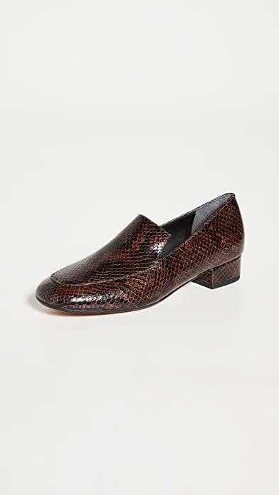 Vince Women's Fauna Loafer Pumps, Chocolate, Brown, 7.5 Medium US