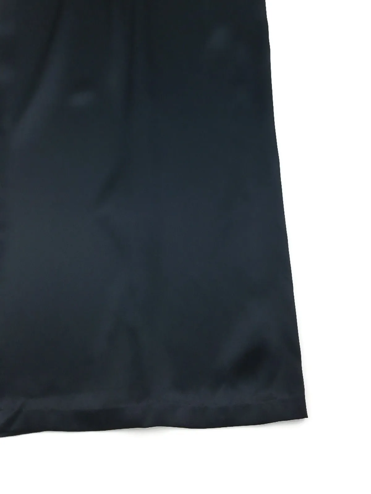 Vintage 90's black satin v-neck sleeveless dress