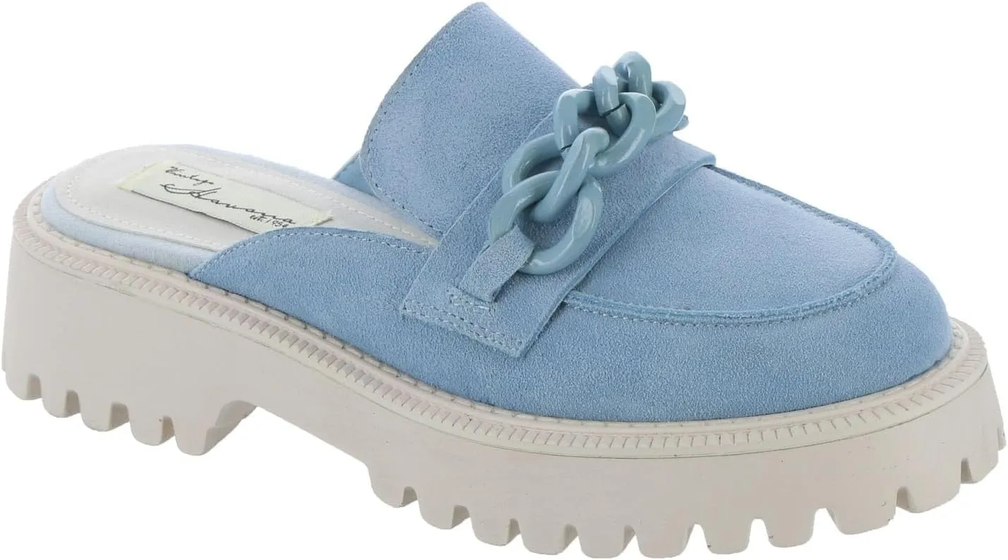 VINTAGE HAVANA Hazel 3 Womens Slip On 65 BM US Sky Blue, 6.5