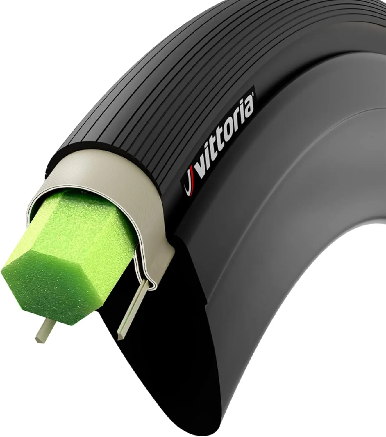 Vittoria Air-Liner Road Insert for Tubeless-Ready Road Bike Tires Run Flat, Two Multiway Valves Included