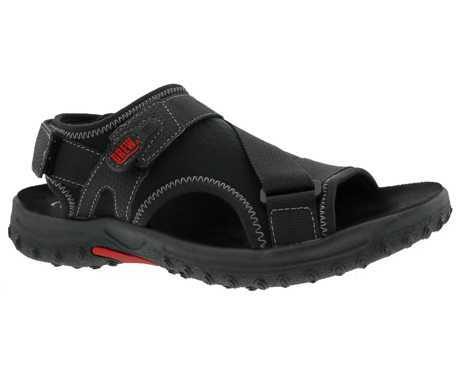 WANDER Black Leather/Stretch