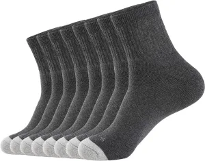 WANDER Men's Athletic Ankle Socks 3/8 Pairs Thick Cushion Running Socks for Men&Women Cotton Socks 6-9/9-12/12-15