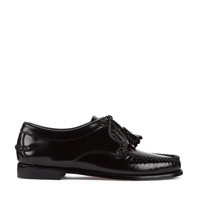Weejun Tie - Black Leather 11030