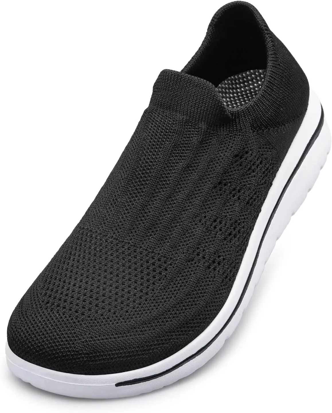 Wide Toe Shoes Women Barefoot Sneakers Mesh Flat Casual Pull-on Lightweight Breathable Comfortable