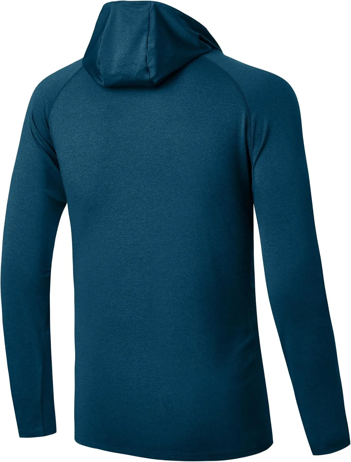 Willit Men's Sun Protection Hoodie UPF 50  Fishing Hiking Shirt Long Sleeve SPF UV Shirt Rash Guard Lightweight