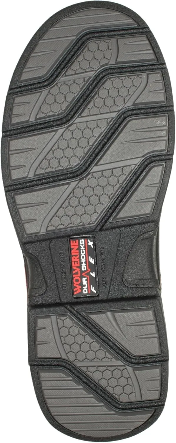Wolverine Men's Raider DuraShocks Wellington Waterproof Composite Toe Met-Guard Construction Boot