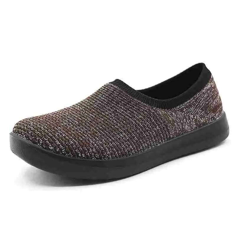 Women's Breathable Lightweight Soft Walking flat shoes