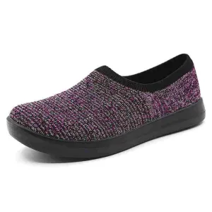 Women's Breathable Lightweight Soft Walking flat shoes