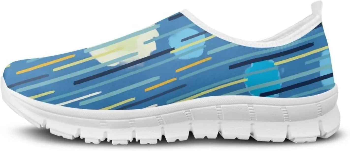 Women's Flat Shoes Lightweight Slip On Shoes for Women Causal Walking Shoes