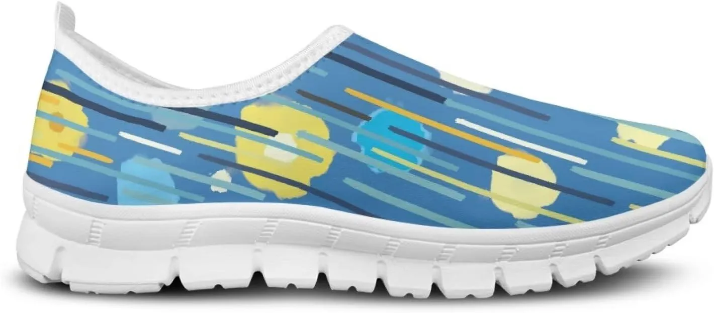 Women's Flat Shoes Lightweight Slip On Shoes for Women Causal Walking Shoes