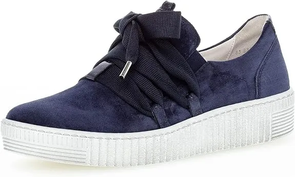 WOMEN'S GABOR 33.333.16 BOW TIE SNEAKER | MARINE