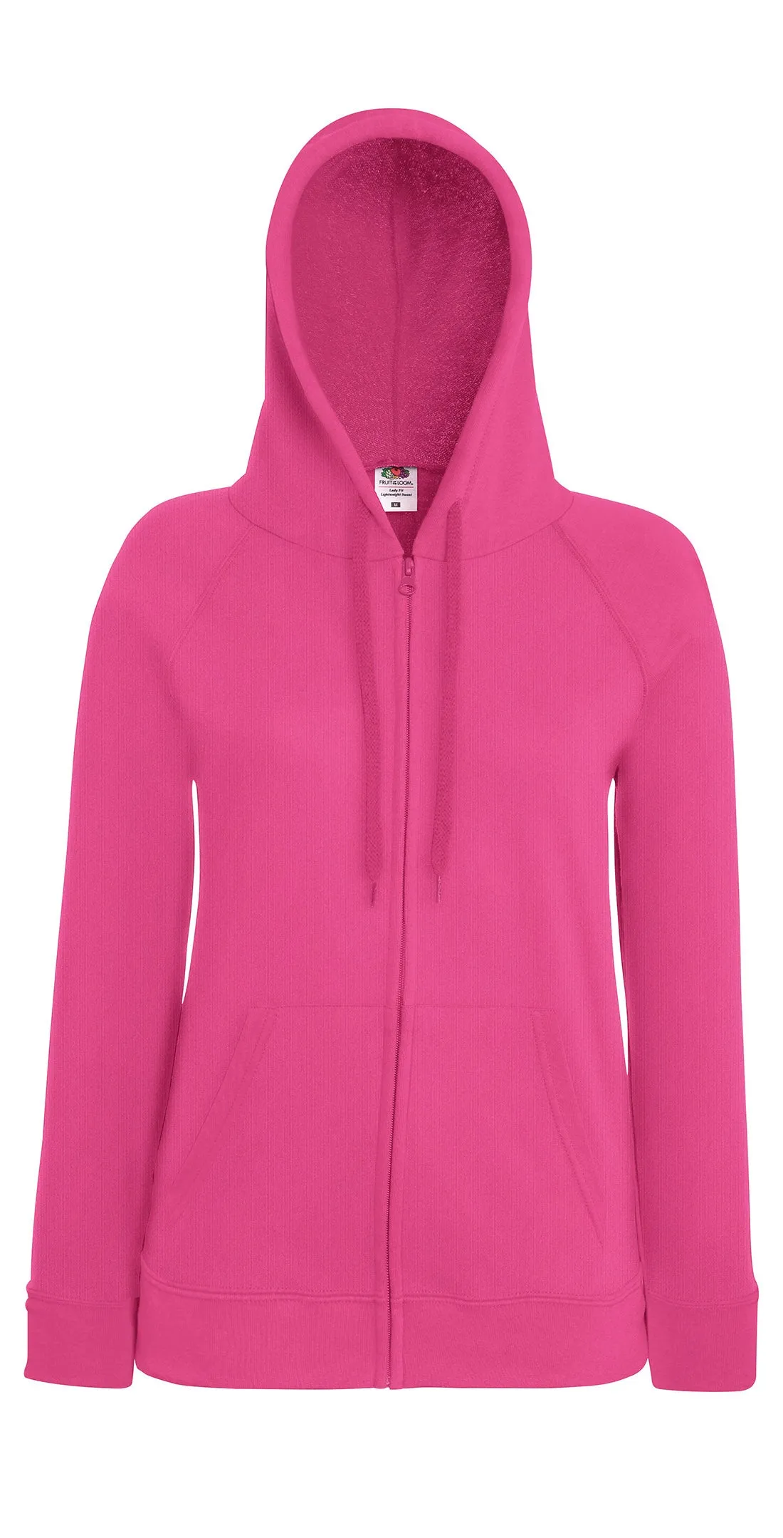 Women's lightweight hooded sweatshirt jacket