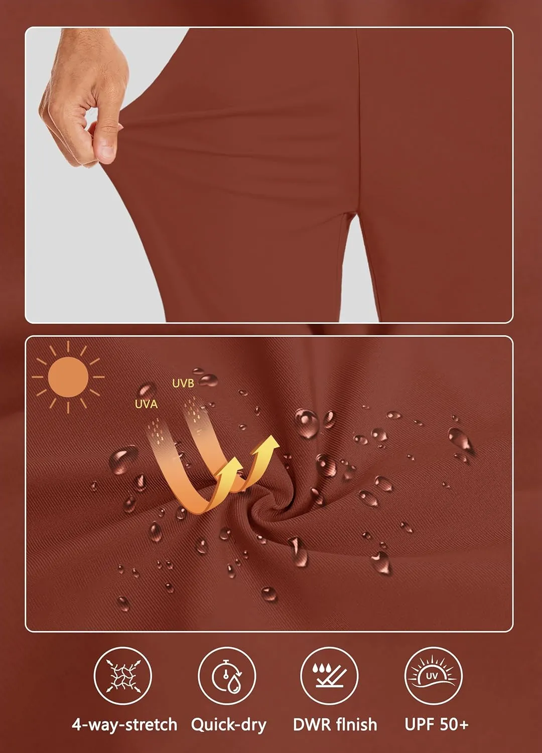 Women's Long Shorts 15" Below The Knee Capri Hiking Shorts Quick Dry Lightweight Outdoor Casual Crop Pants Cargo