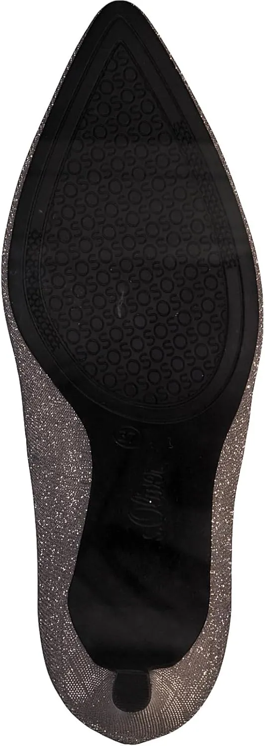 Women's Pointed Glitter Pumps
