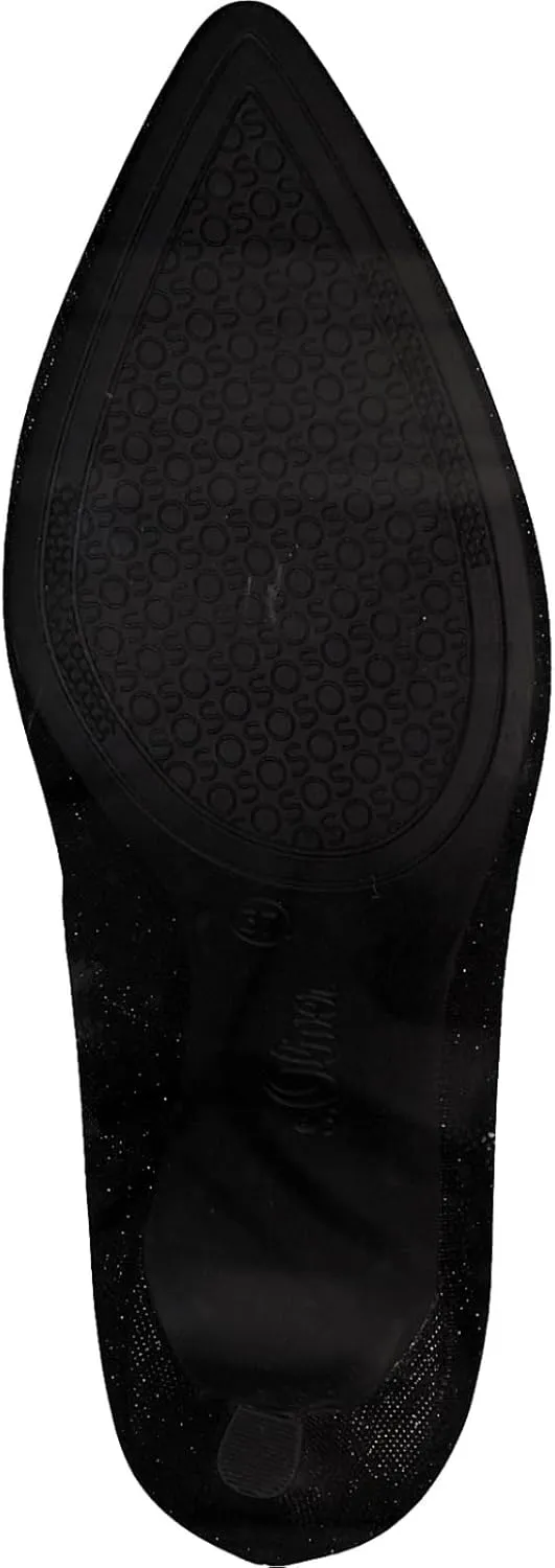 Women's Pointed Glitter Pumps
