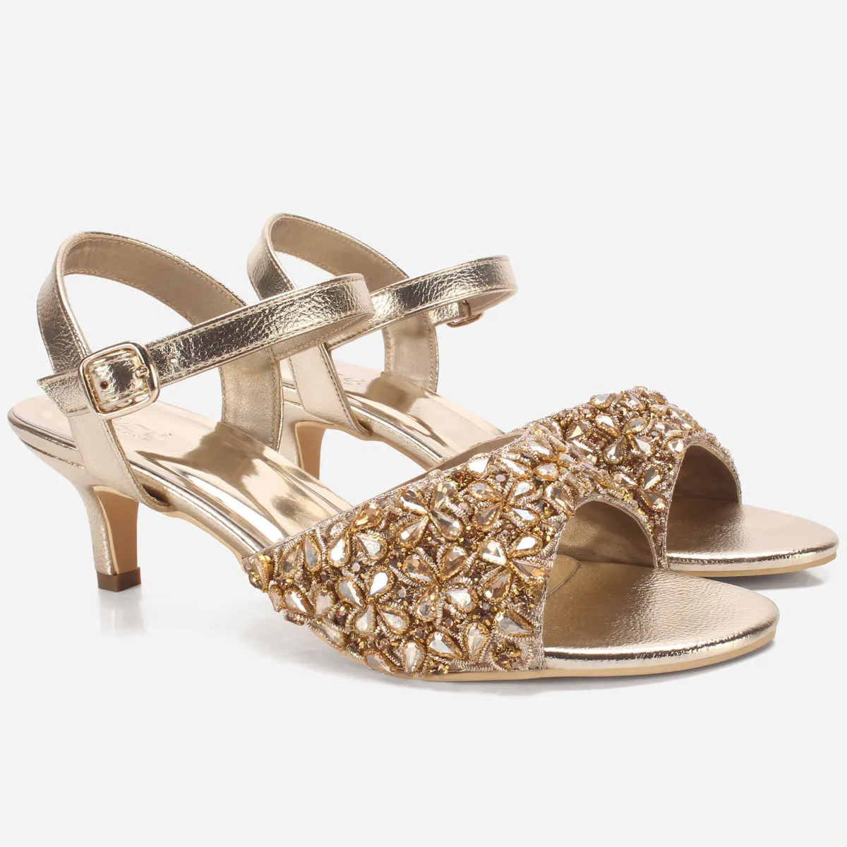 Women's "HARVA" Embellished Wedding Sandals