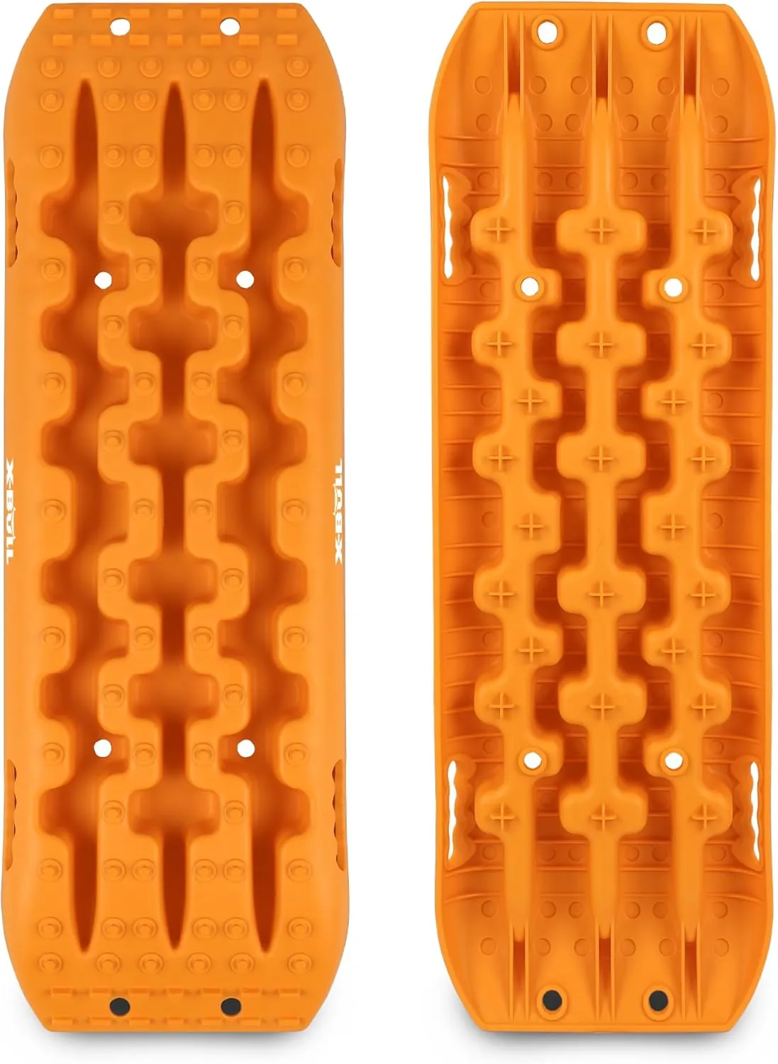 X-BULL New Recovery Traction Tracks Tire Ladder for Sand Snow Mud 4WD(Orange)