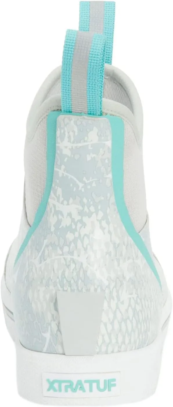 Xtratuf Women's Wheelhouse 6 Inch Ankle Deck Boot, Blue Coho, Size 11