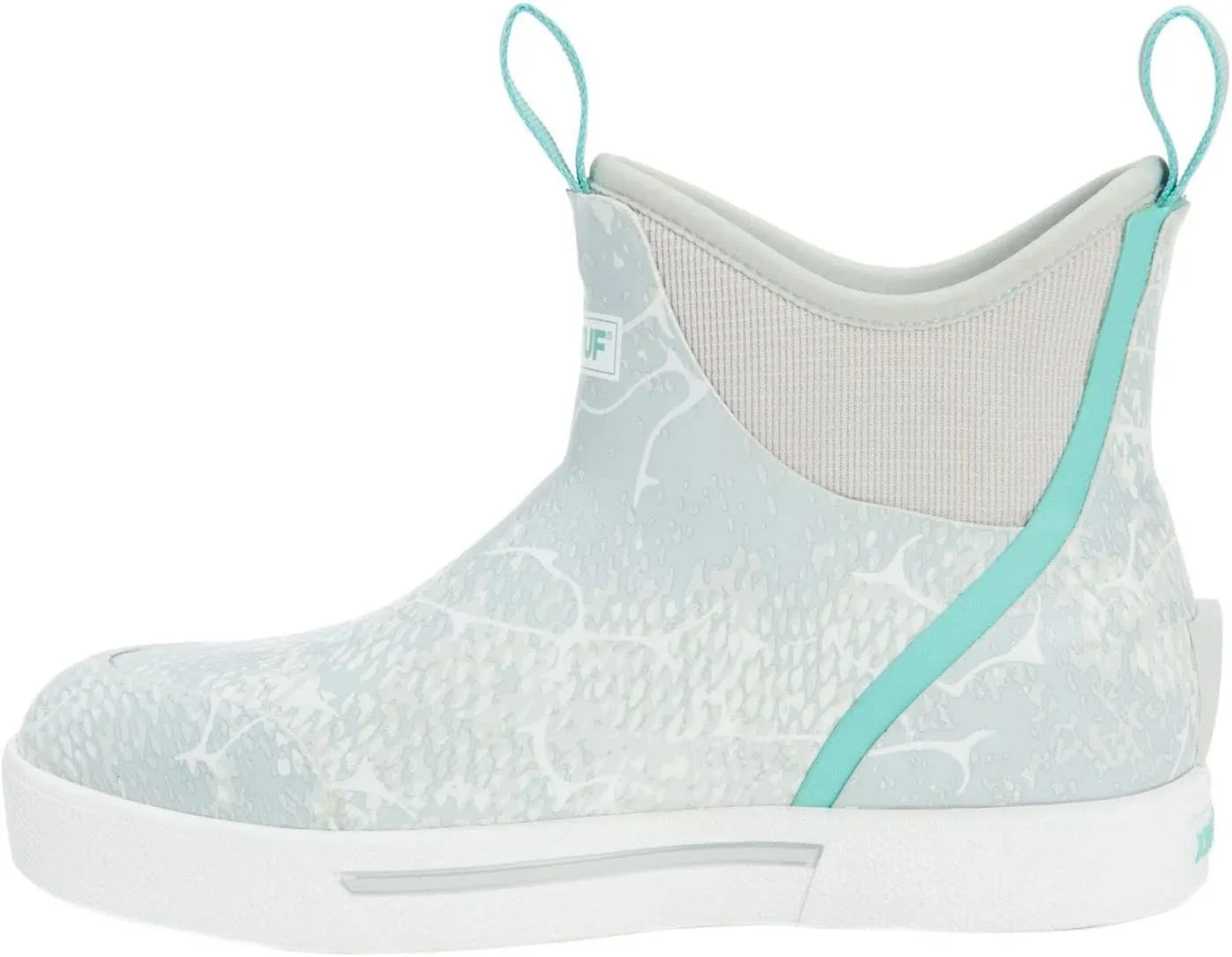 Xtratuf Women's Wheelhouse 6 Inch Ankle Deck Boot, Blue Coho, Size 11