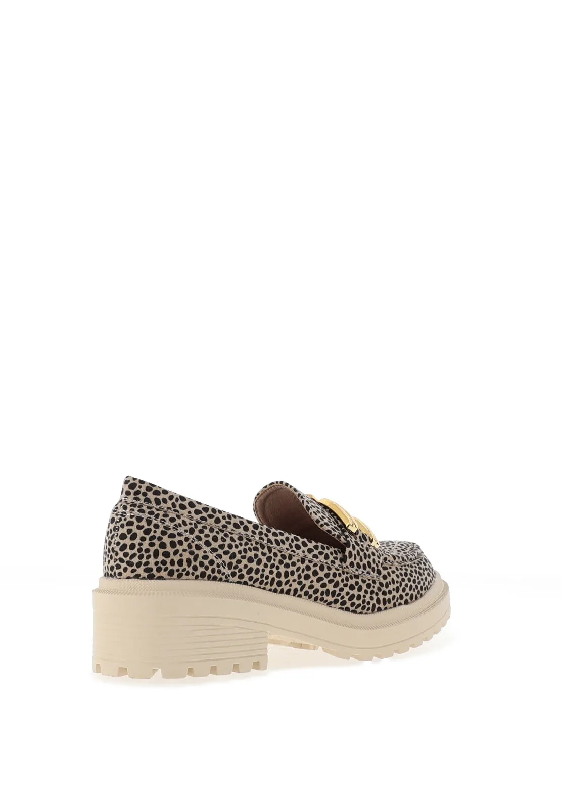 Zanni & Co. Chilin Kone Faux Suede Loafer, Cheetah