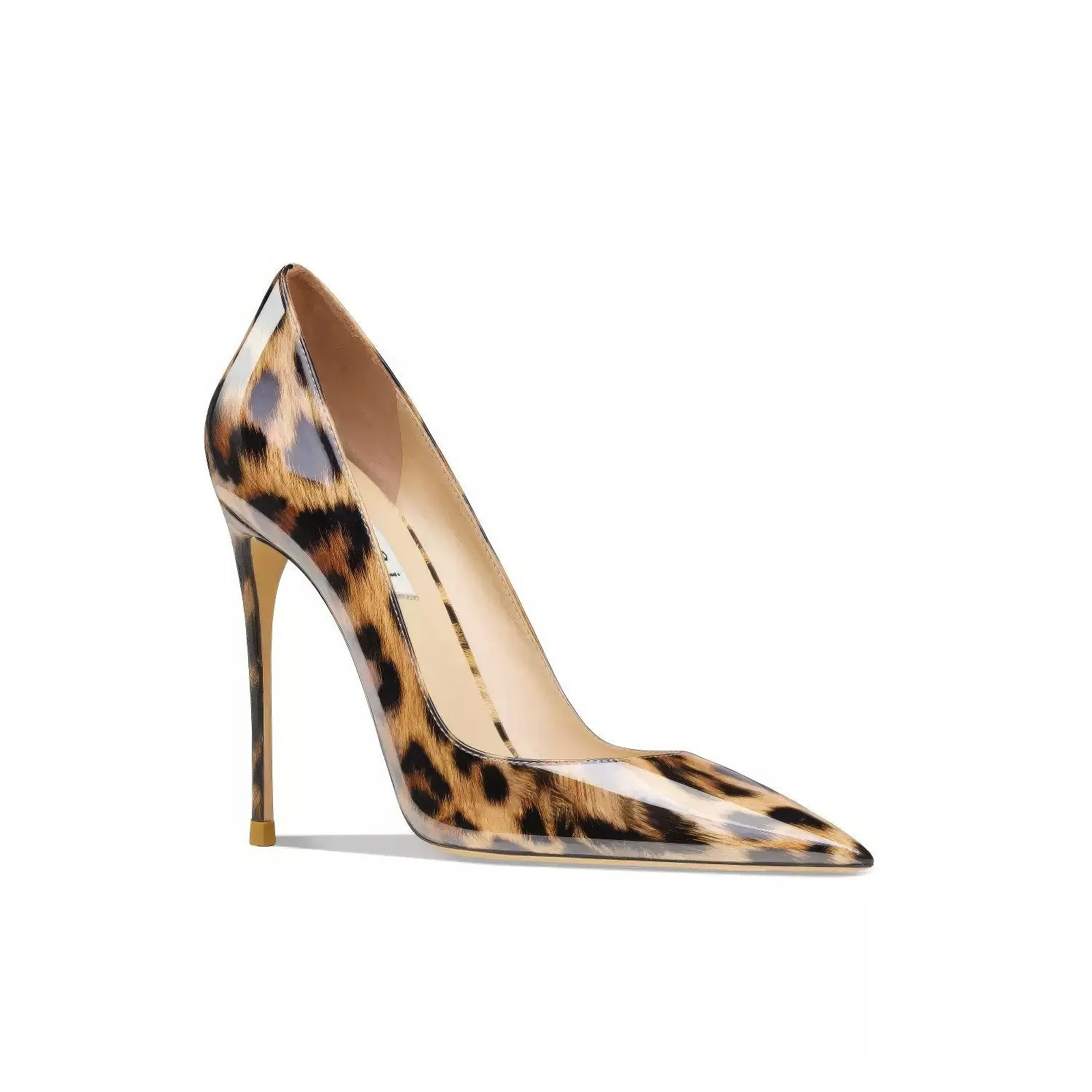 Zarina Leopard Print Velvet Pointed Toe High Heel Pumps