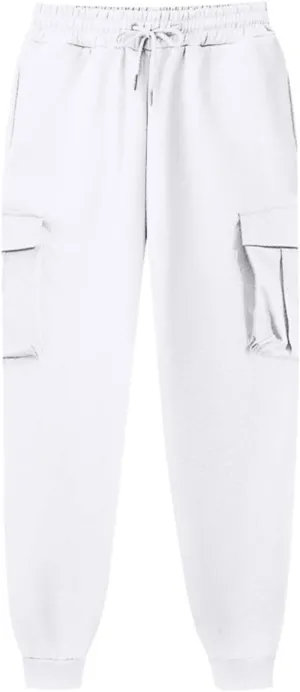 ZDRZK Womens Sweatpants Lace-Up Ankle Length Fleece Jogger Pants with Pockets Hiking Athletic Joggers Pants for Running