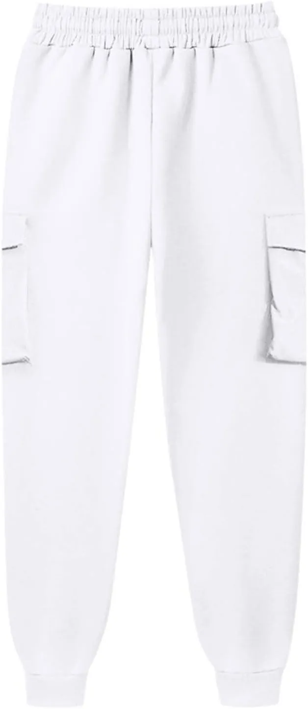 ZDRZK Womens Sweatpants Lace-Up Ankle Length Fleece Jogger Pants with Pockets Hiking Athletic Joggers Pants for Running